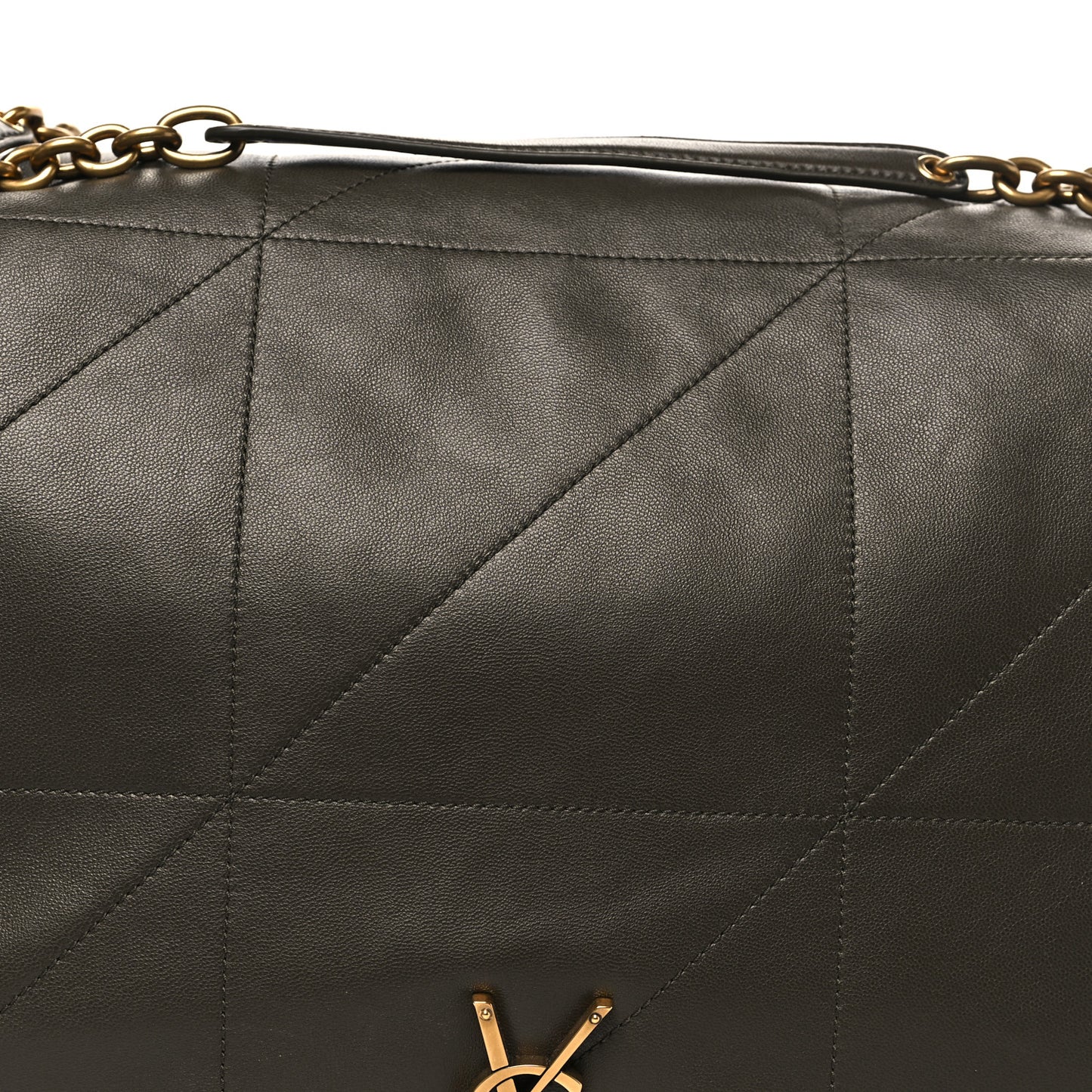 Lambskin Matelasse Monogram Large Jamie 4.3 Light Musk