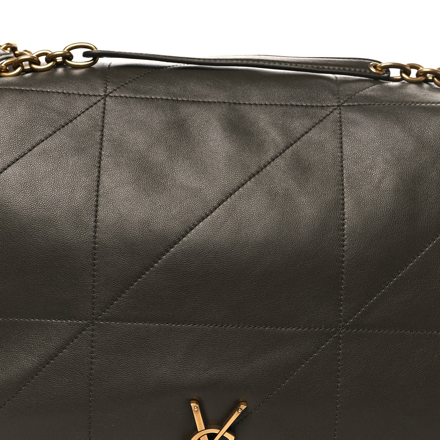 Saint Laurent Lambskin Matelasse Monogram Large Jamie 4.3 Light Musk 8 of 11