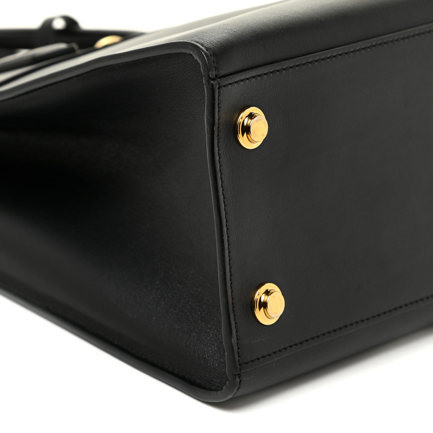 Louis Vuitton Calfskin City Steamer MM Black 8 of 13