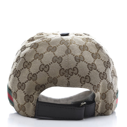 Gucci Monogram Web Baseball Hat XL Beige Cocoa 6 of 10