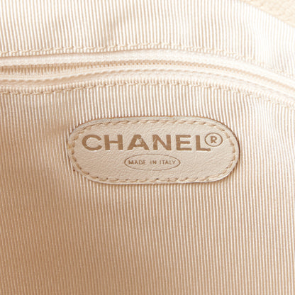 Chanel Caviar Large CC Shoulder Bag Ivory 9 of 12