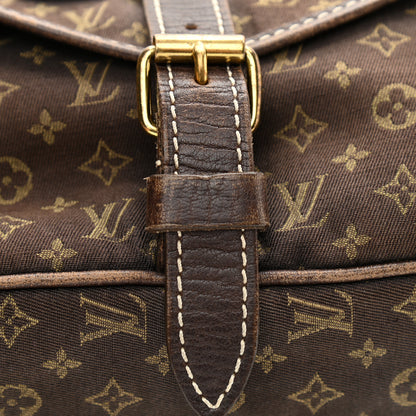 Louis Vuitton Monogram Mini Lin Saumur Ebene 11 of 18