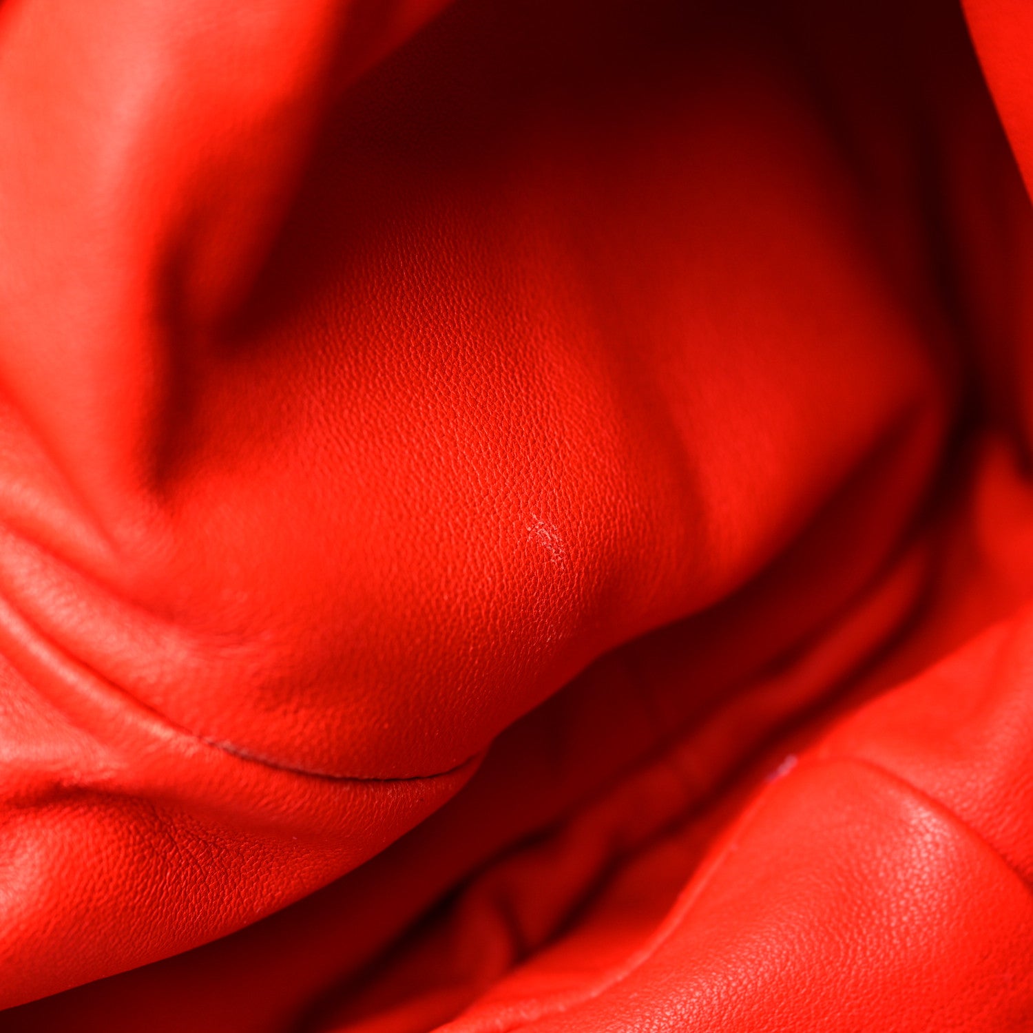 Bottega Veneta Nappa Maxi Intrecciato The Pouch Oversized Clutch Bright Red 10 of 15