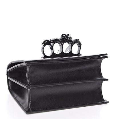 Alexander McQueen Calfskin Knuckle Crossbody Black 4 of 10