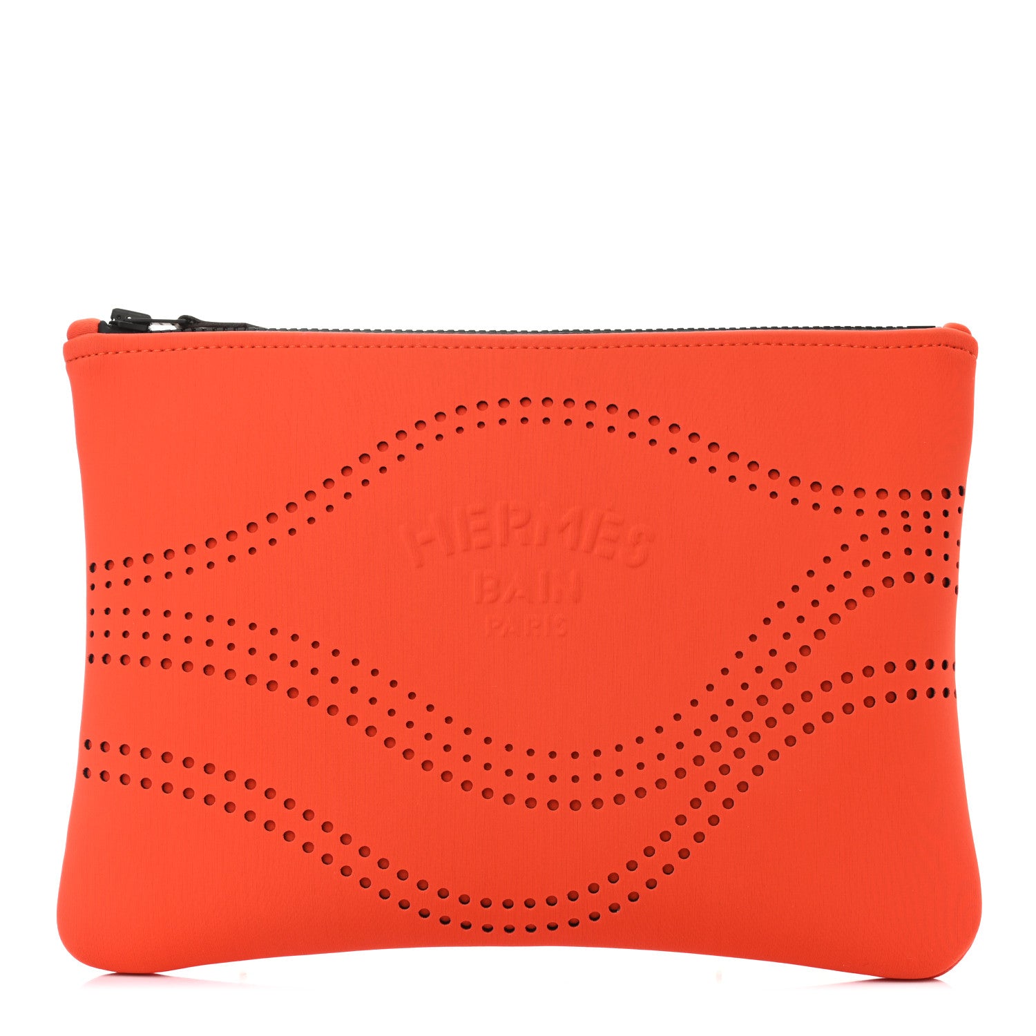 Hermes Neoprene Small Neobain Waves Case Orange 1 of 6