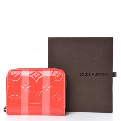 Louis Vuitton Vernis Rayures Zippy Coin Purse Poppy 7 of 7