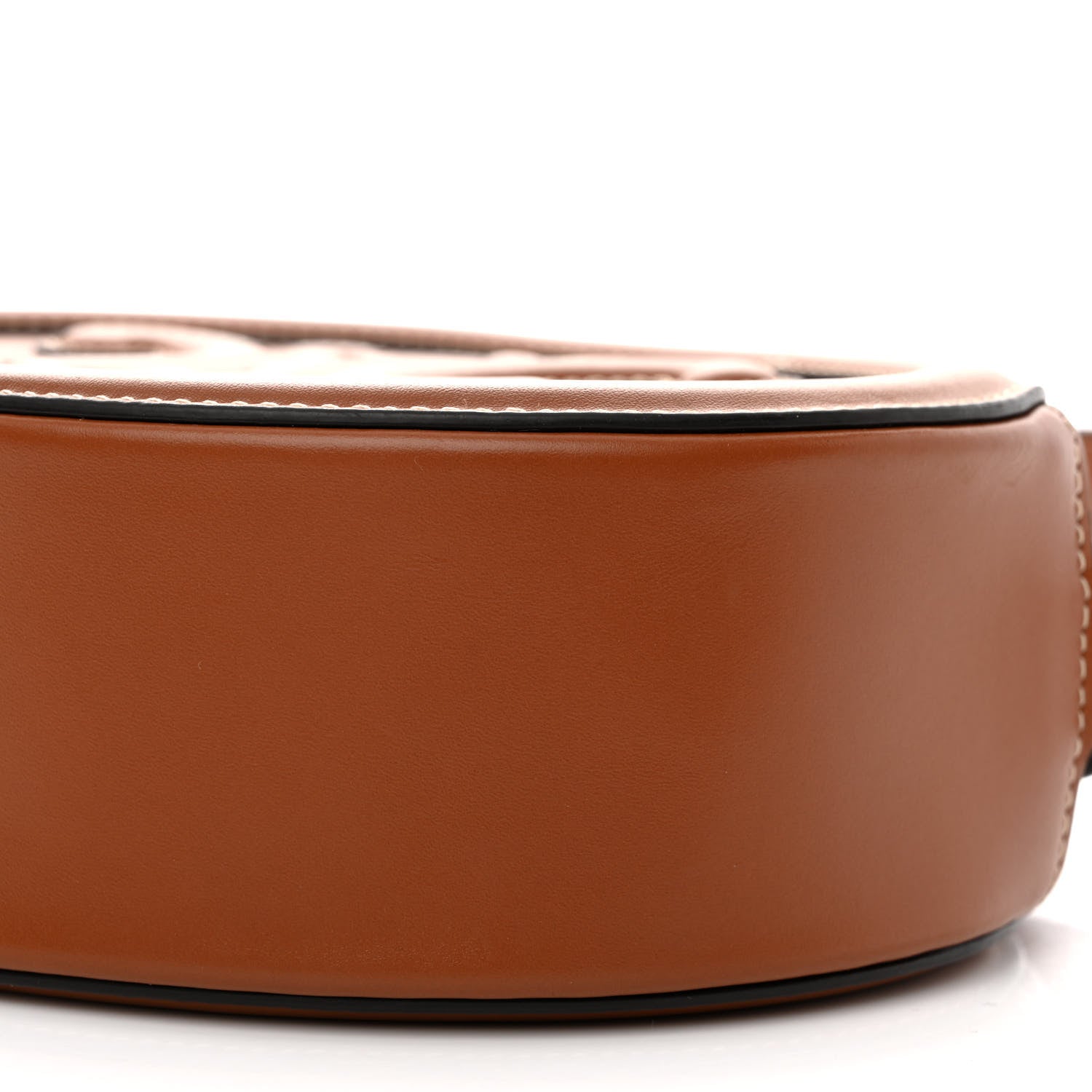 Celine Smooth Calfskin Cuir Triomphe Oval Bag Tan 10 of 10