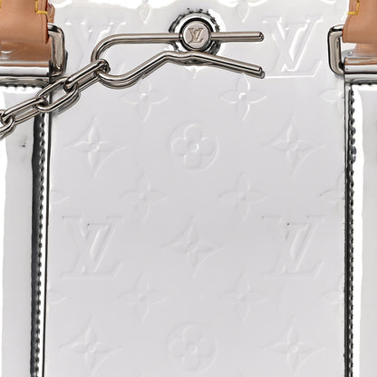Louis Vuitton Monogram Mirror Sac Plat NM Silver 7 of 9