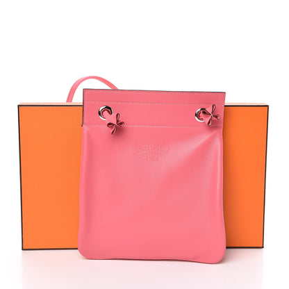 Hermes Milo Lambskin Swift Mini Aline Rose Azalee 8 of 8