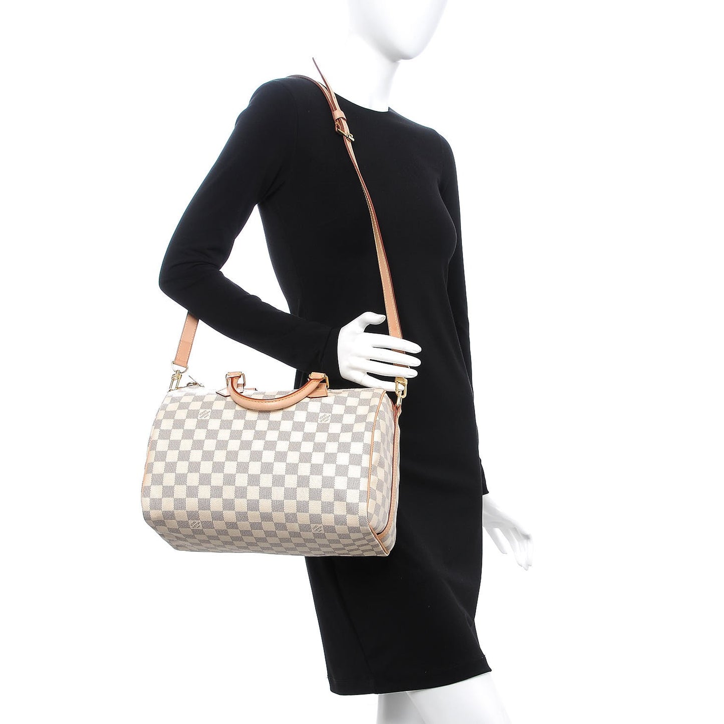 Damier Azur Speedy Bandouliere 30
