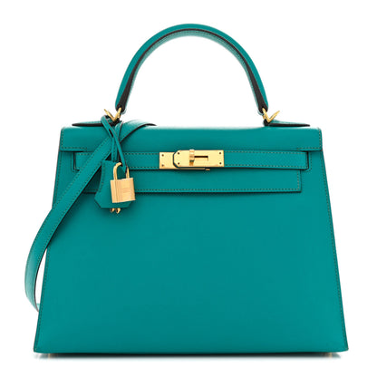 Hermes Epsom Kelly Sellier 28 Vert Verone 1 of 15
