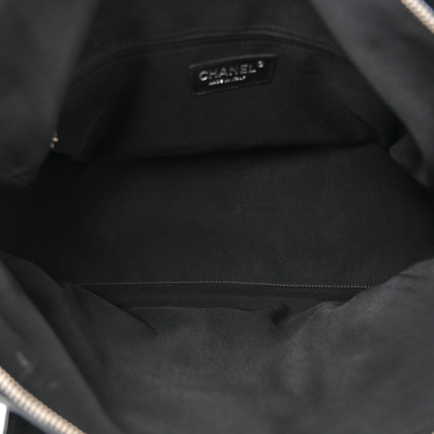 Calfskin CC Chevron All Day Long Boston Black