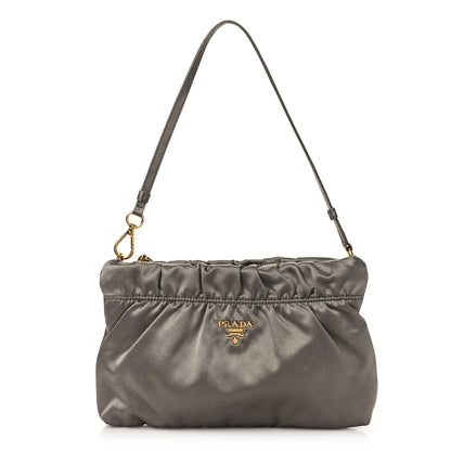 Prada Satin Raso Shoulder Bag Fumo 1 of 8