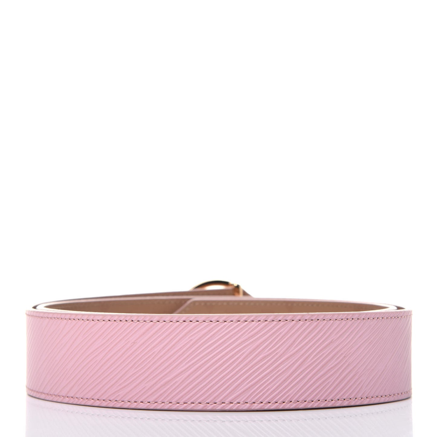 Monogram Epi LV Circle Reversible Belt 80 32 Rose Ballerine