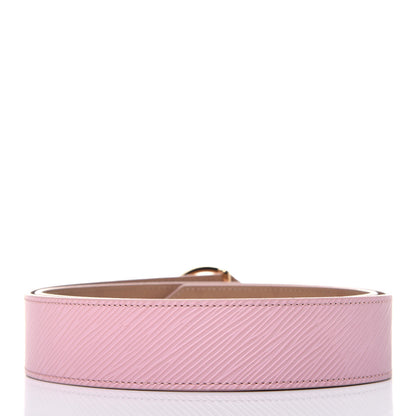 Louis Vuitton Monogram Epi LV Circle Reversible Belt 80 32 Rose Ballerine 2 of 8