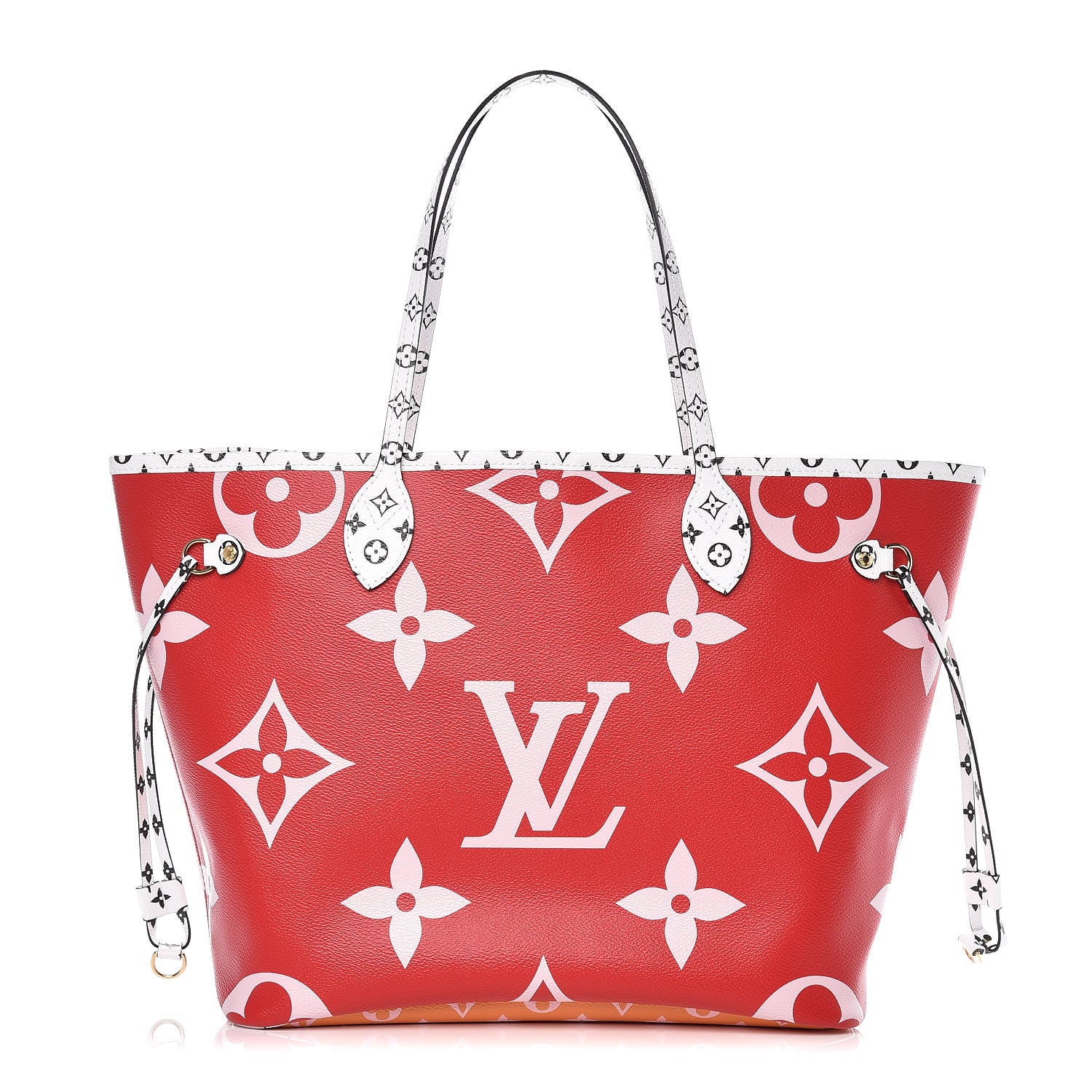Louis Vuitton Monogram Giant Neverfull MM Rouge 1 of 10