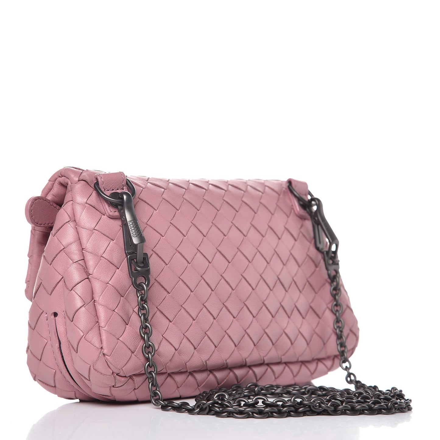 Nappa Intrecciato Small Chain Crossbody Watteau