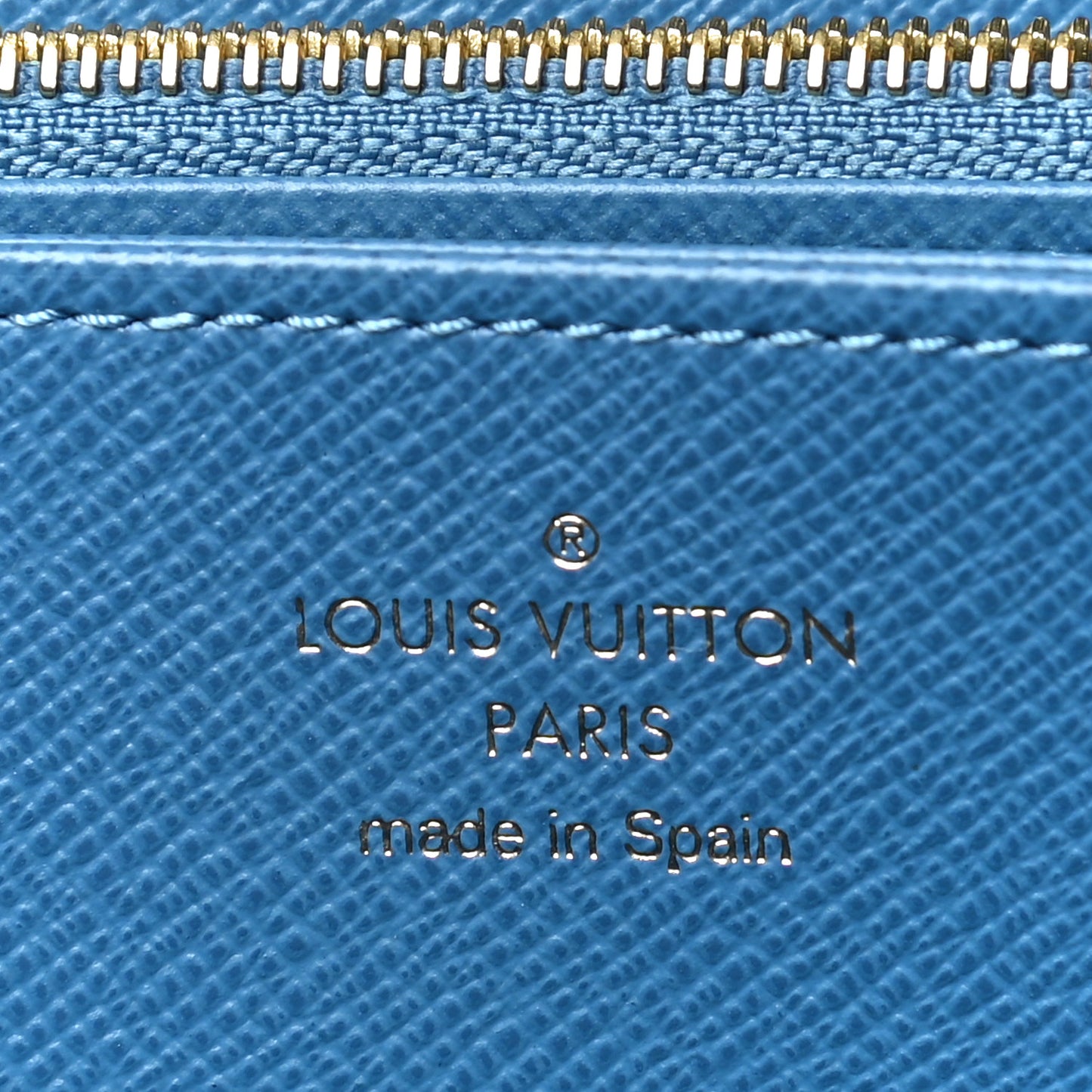 Monogram Zippy Wallet Blue Jean