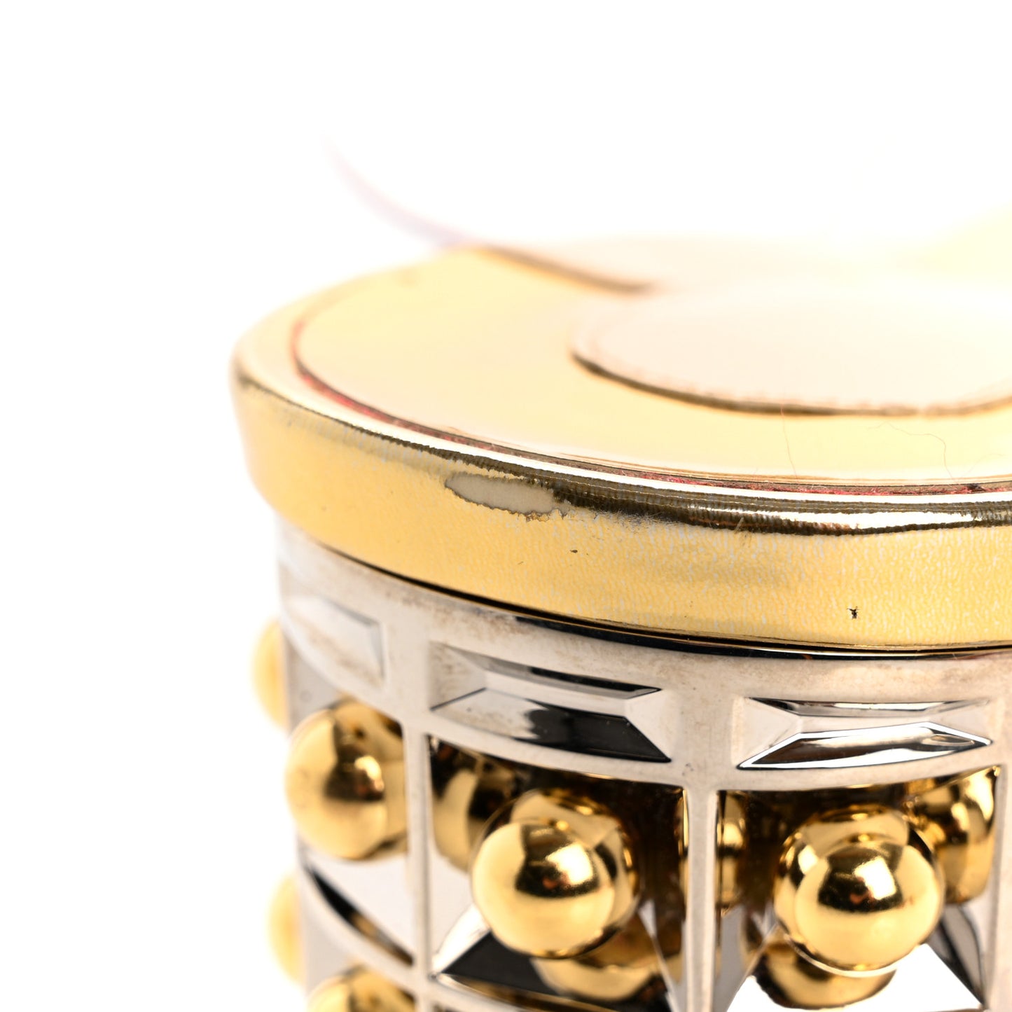 PVC Vasa Opticat 55 Slide Sandals 40.5 Gold