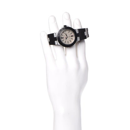 Bulgari Aluminum Rubber 38mm Diagono Quartz Watch 2 of 7