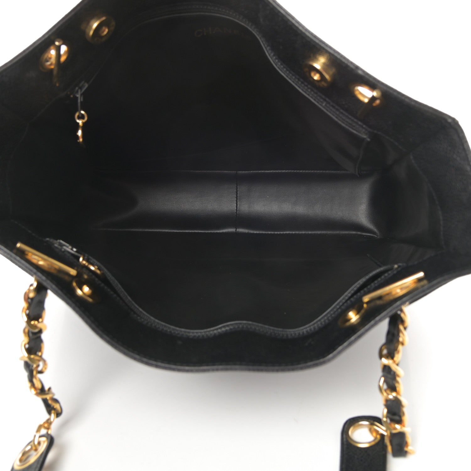 Chanel Caviar CC Shoulder Bag Black 5 of 14