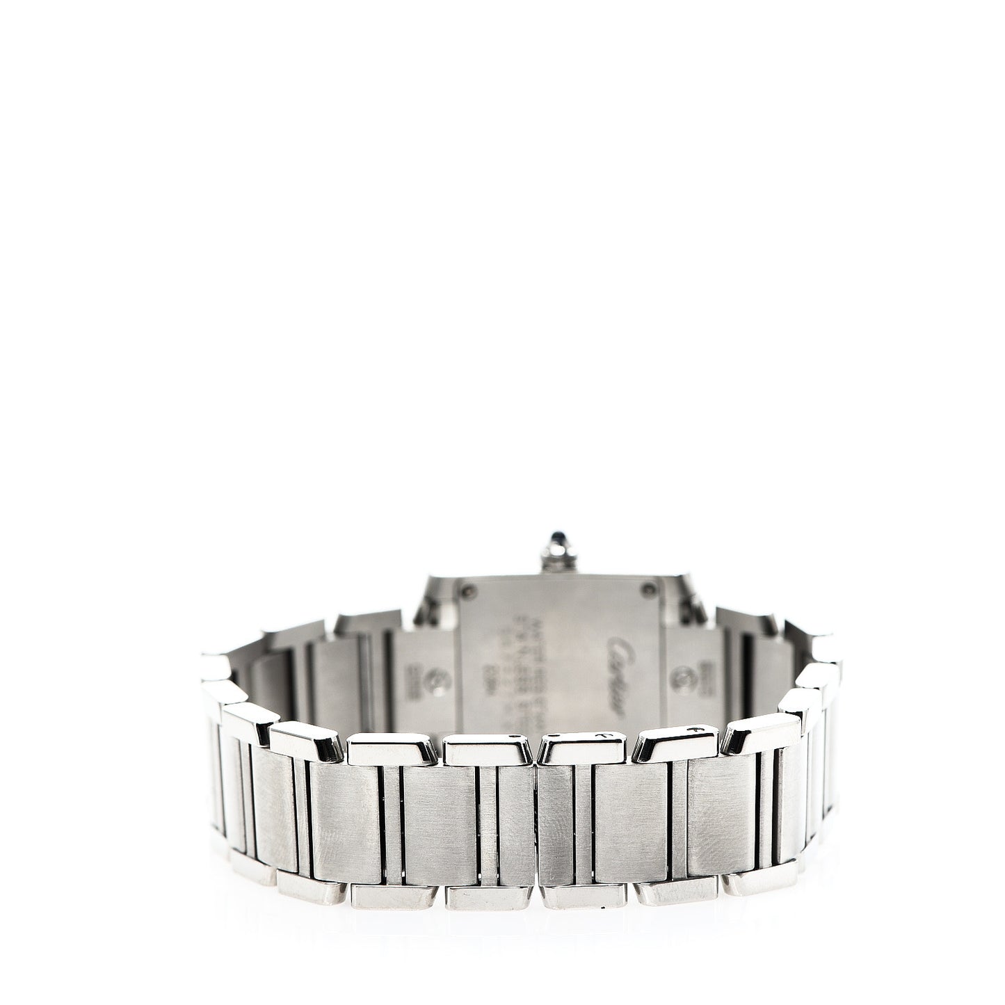 Stainless Steel 20mm Tank Francaise Quartz Watch