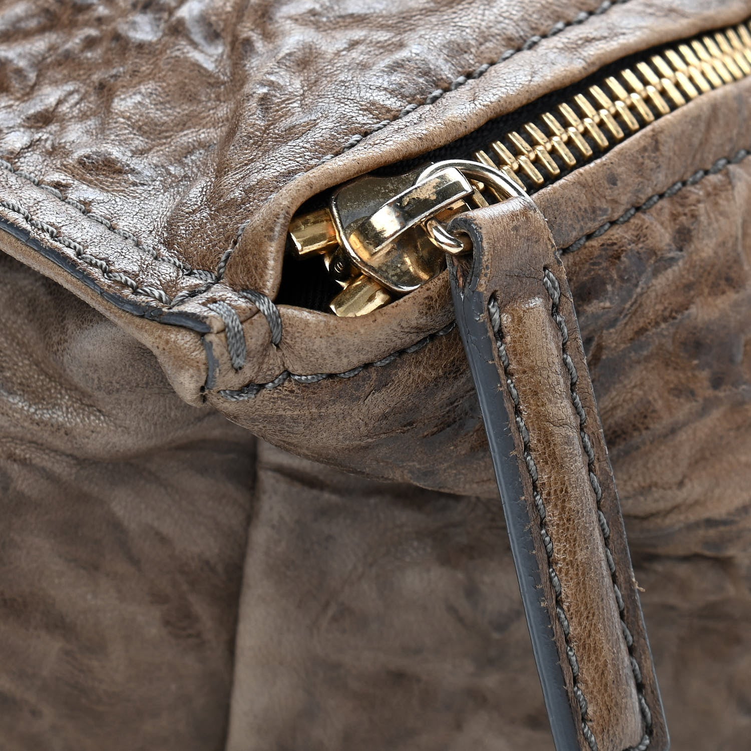 Givenchy Tumbled Sheepskin Large Pandora Brown 8 of 13