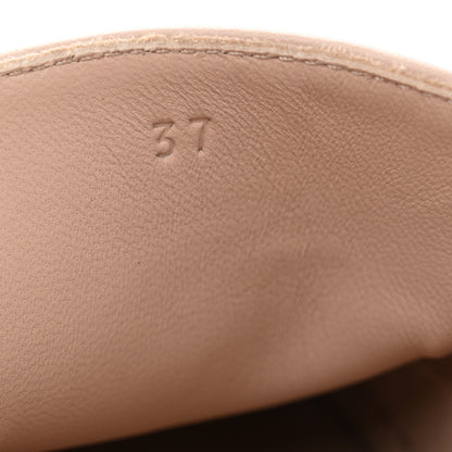 Hermes Calfskin Game Slip On Sneakers 37 Beige Nude 8 of 10