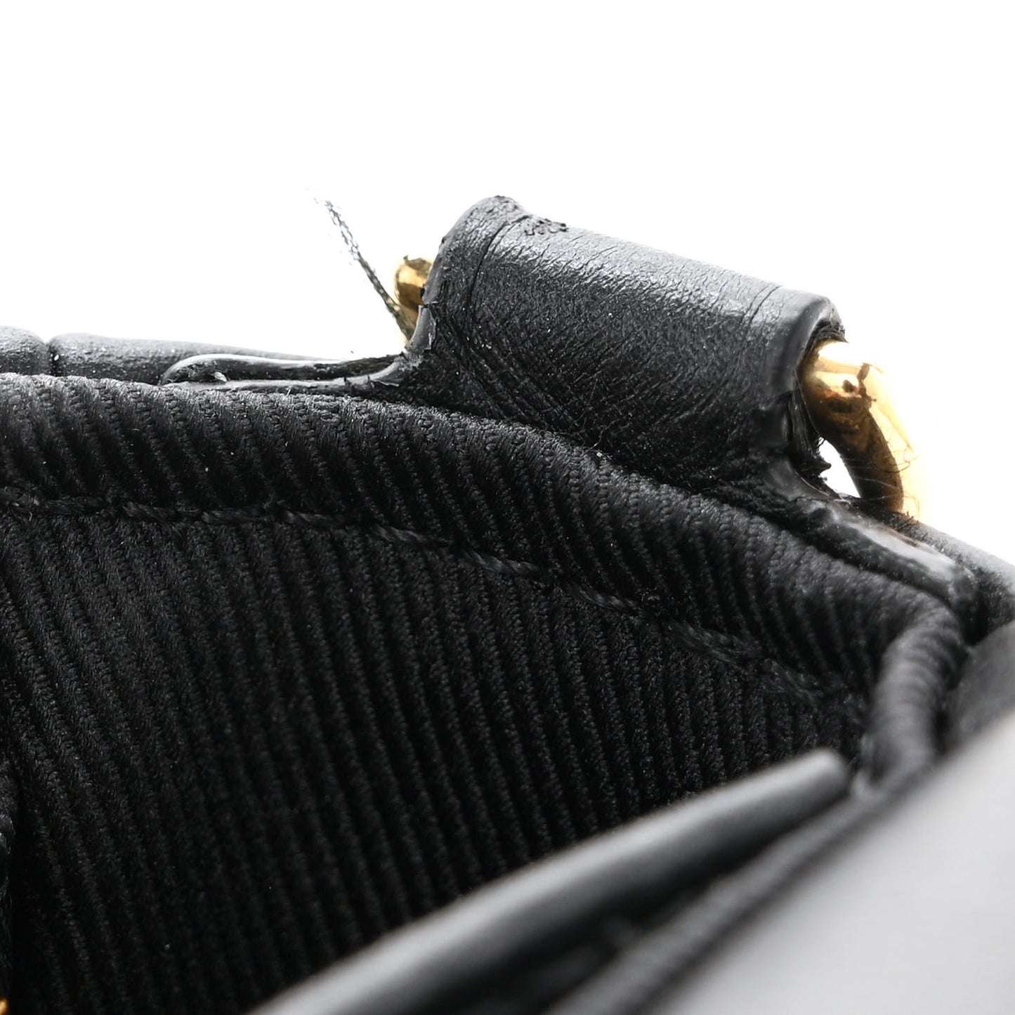 Calfskin Bubblegram Wallet On Strap Black