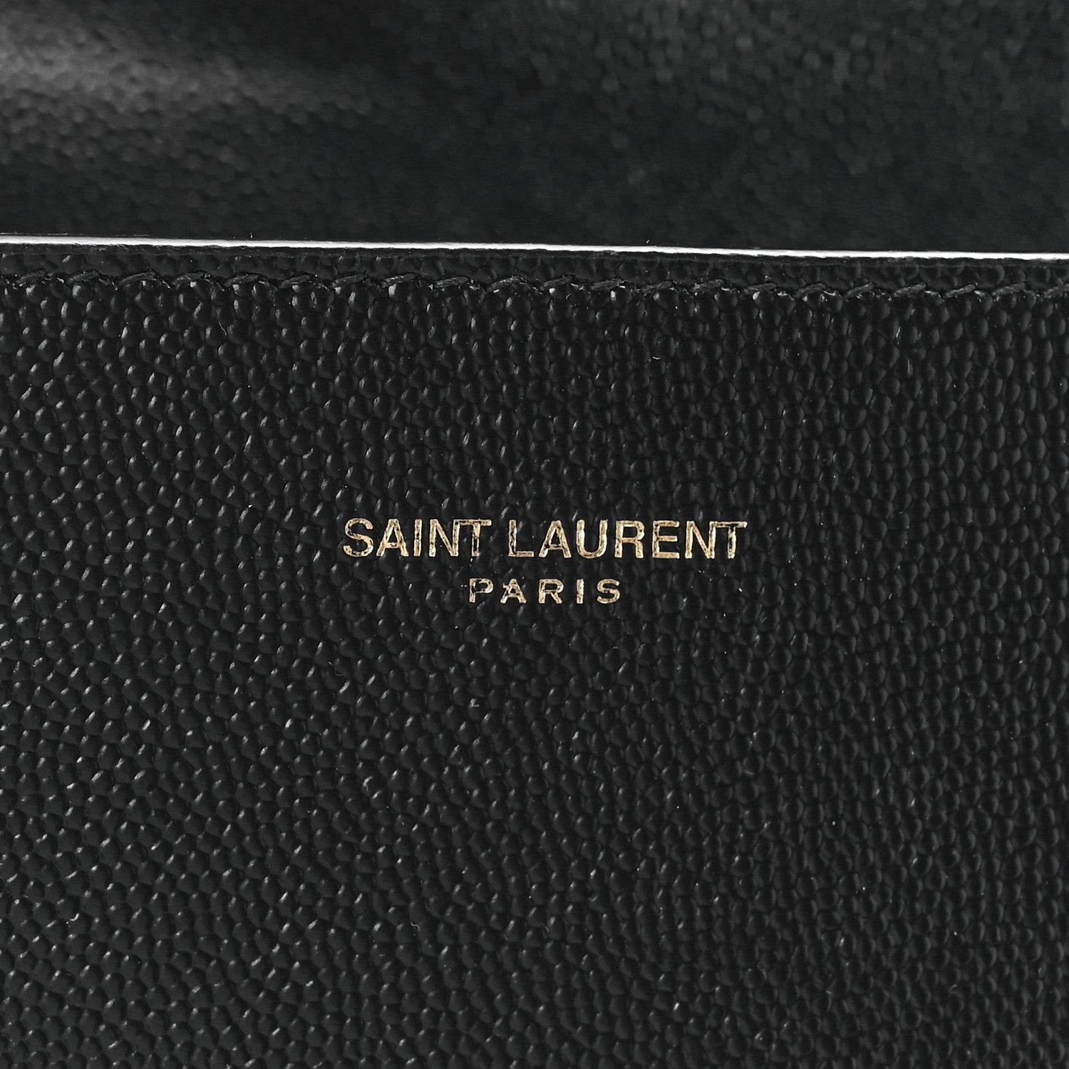Saint Laurent Grain de Poudre Mini Classic Monogram Cassandra Top Handle Black 7 of 13