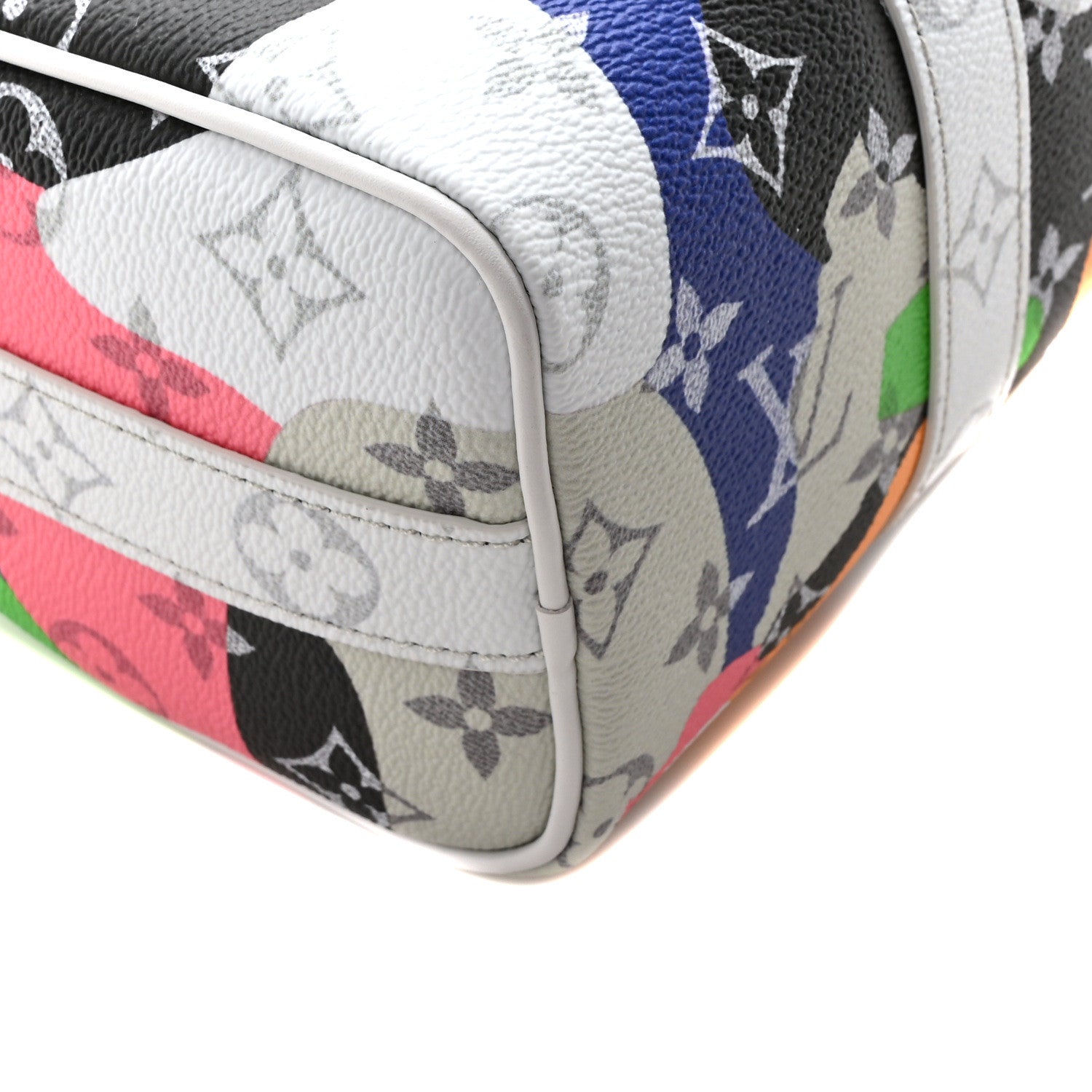 Louis Vuitton Monogram Calfskin Keepall Bandouliere 25 Multicolor 9 of 10