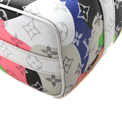 Louis Vuitton Monogram Calfskin Keepall Bandouliere 25 Multicolor 9 of 10