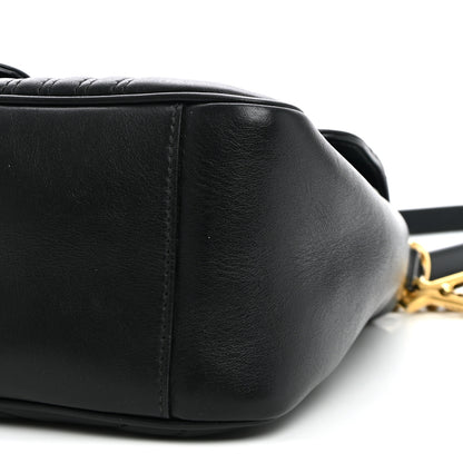 Gucci Calfskin Matelasse Small GG Marmont Top Handle Black 9 of 9