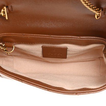 Gucci Azalea Calfskin Matelasse Diagonal Super Mini GG Marmont Shoulder Bag Cuir 5 of 13