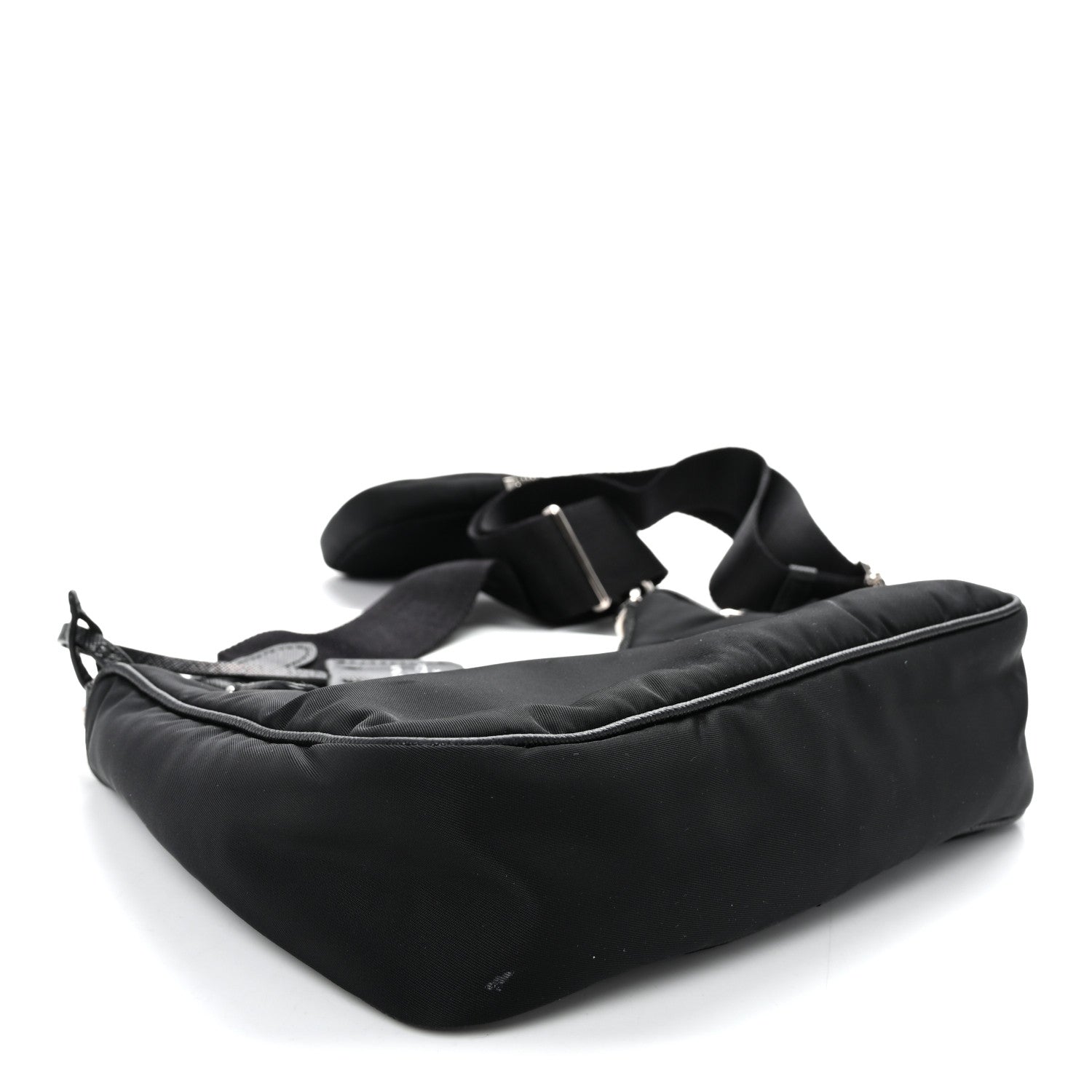 Prada Nylon Re-Edition 2005 Shoulder Bag Black 4 of 10