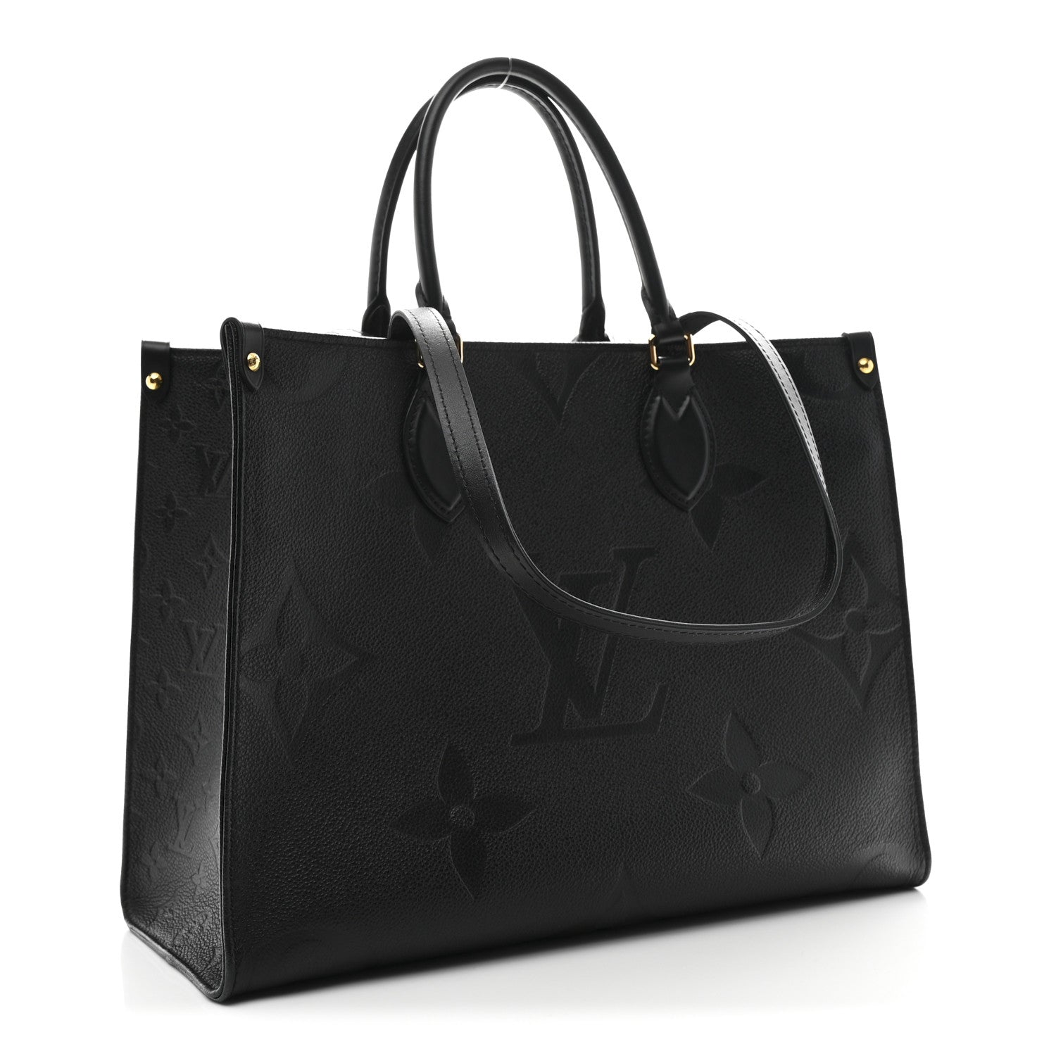 Louis Vuitton Empreinte Monogram Giant Onthego MM Black 3 of 9