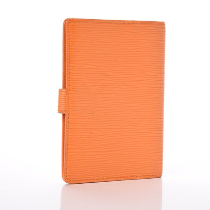 Louis Vuitton Epi Small Ring Agenda Cover Mandarin 3 of 8