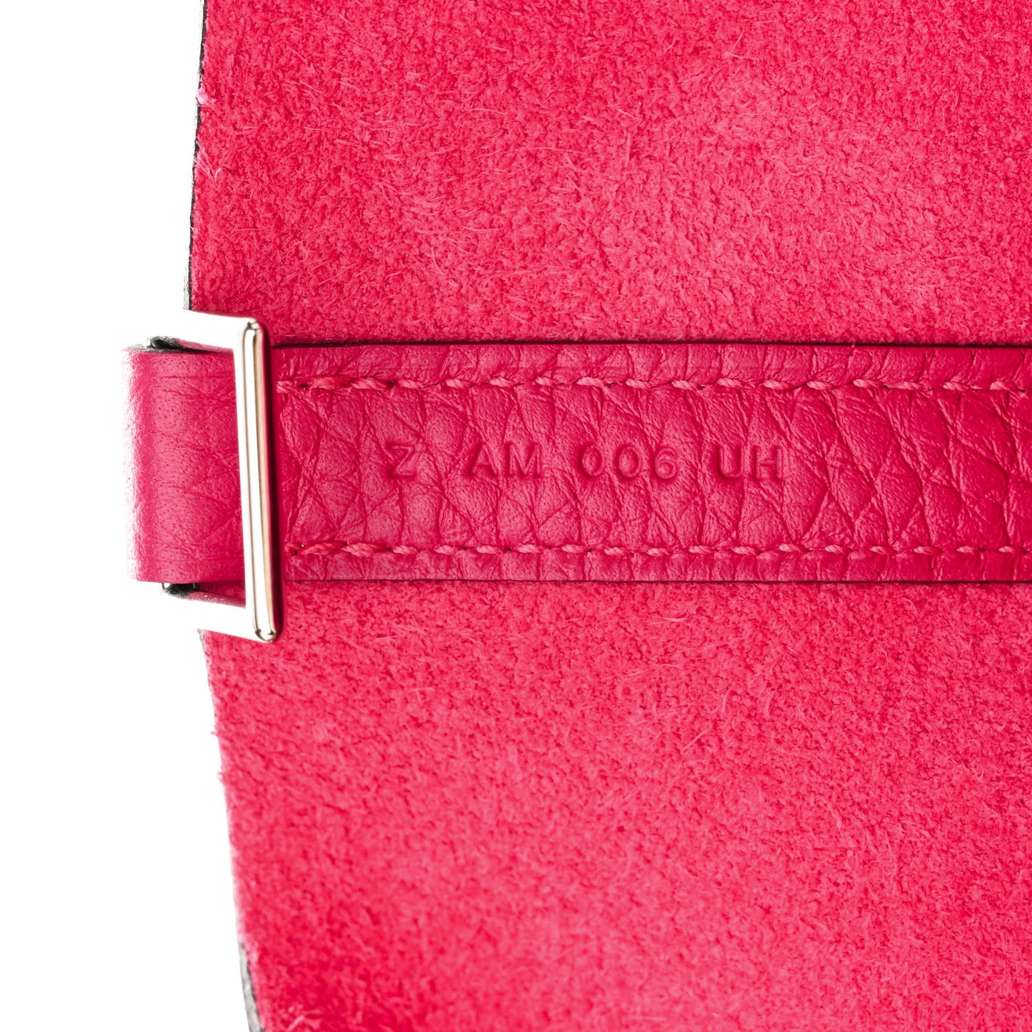 Taurillon Clemence Swift Eclat Picotin Lock 22 MM Framboise Rouge Sellier