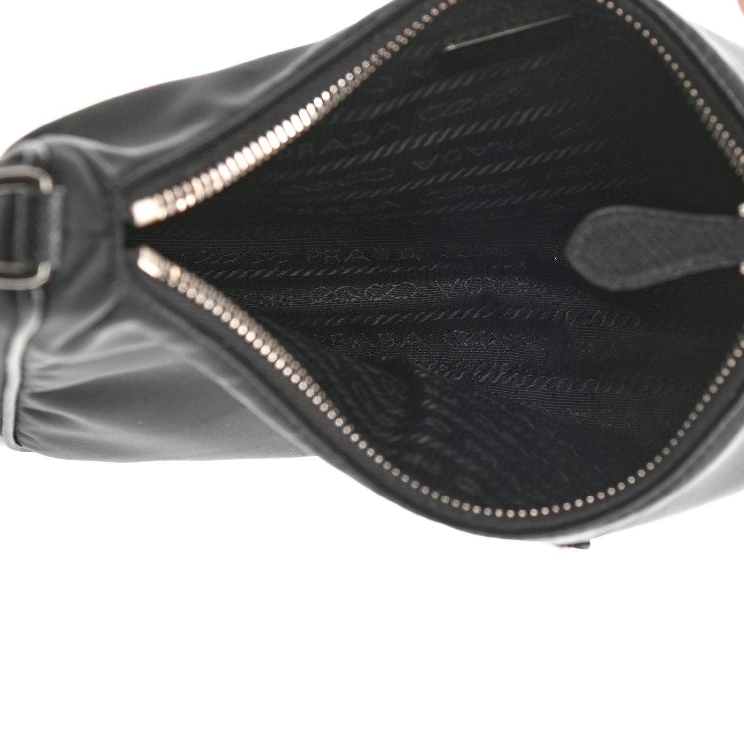 Prada Tessuto Nylon Mini Re-Edition 2000 Bag Black 5 of 9