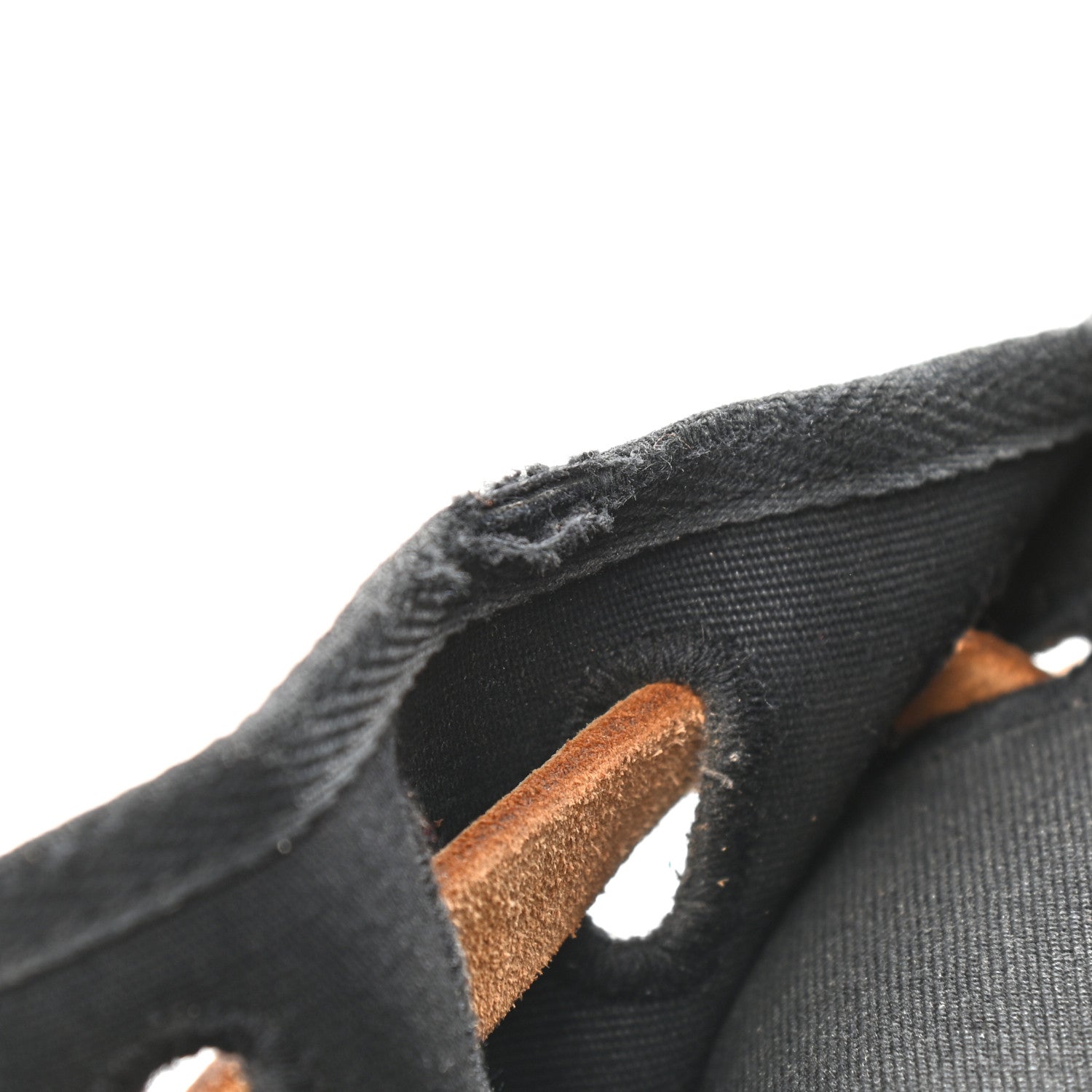 Hermes Toile Vache Calfskin Herbag PM 30 Black Natural 10 of 21
