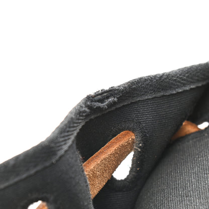 Hermes Toile Vache Calfskin Herbag PM 30 Black Natural 10 of 21