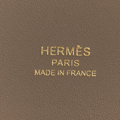 Hermes Swift Epsom Pocket Kelly Shoulder Strap Etoupe 3 of 5