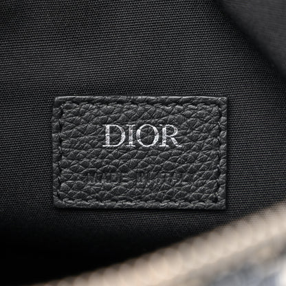 Christian Dior Oblique Mens Saddle Bag Blue 6 of 12
