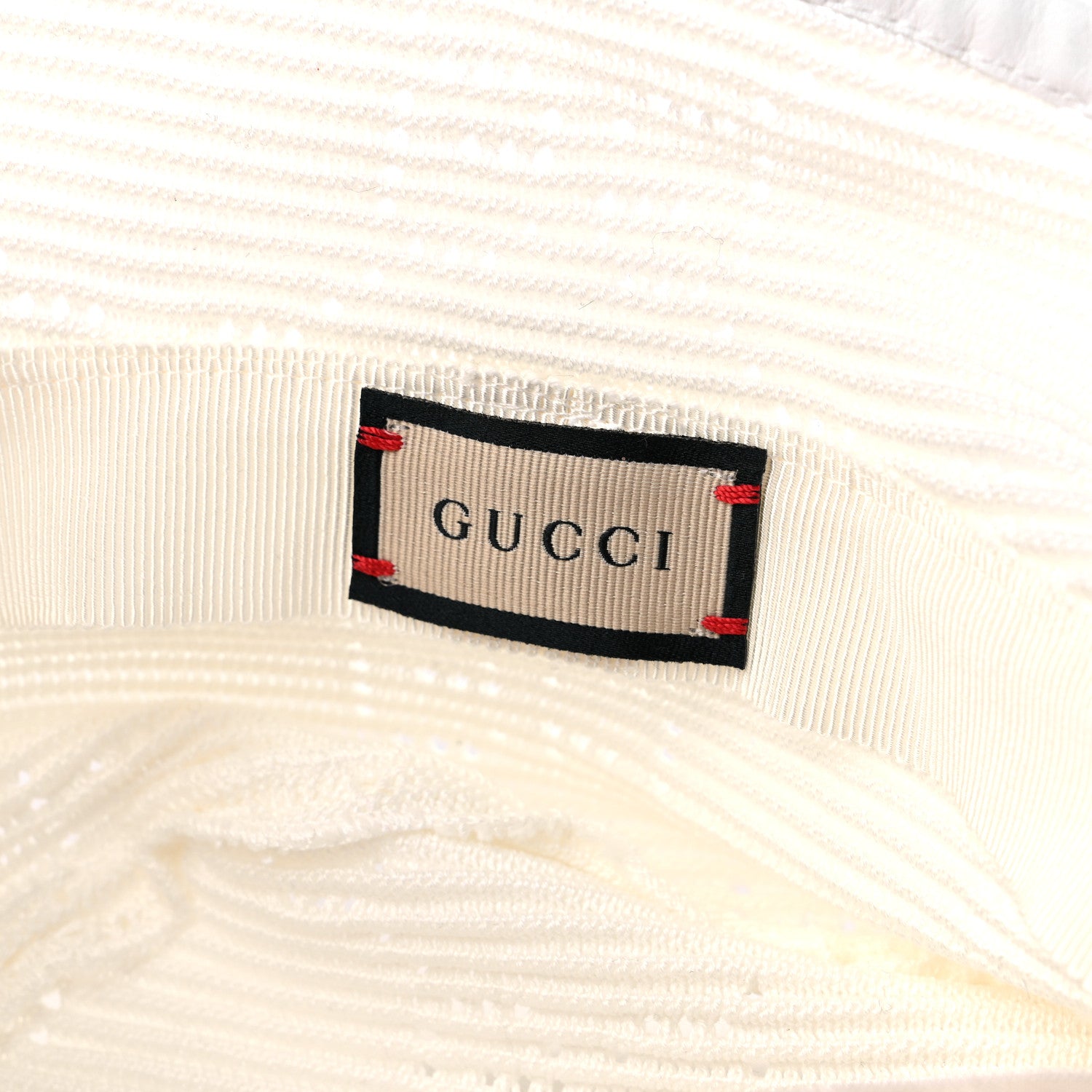 Gucci Cotton Crochet GG Monogram Bucket Hat M Moon Ivory 8 of 8