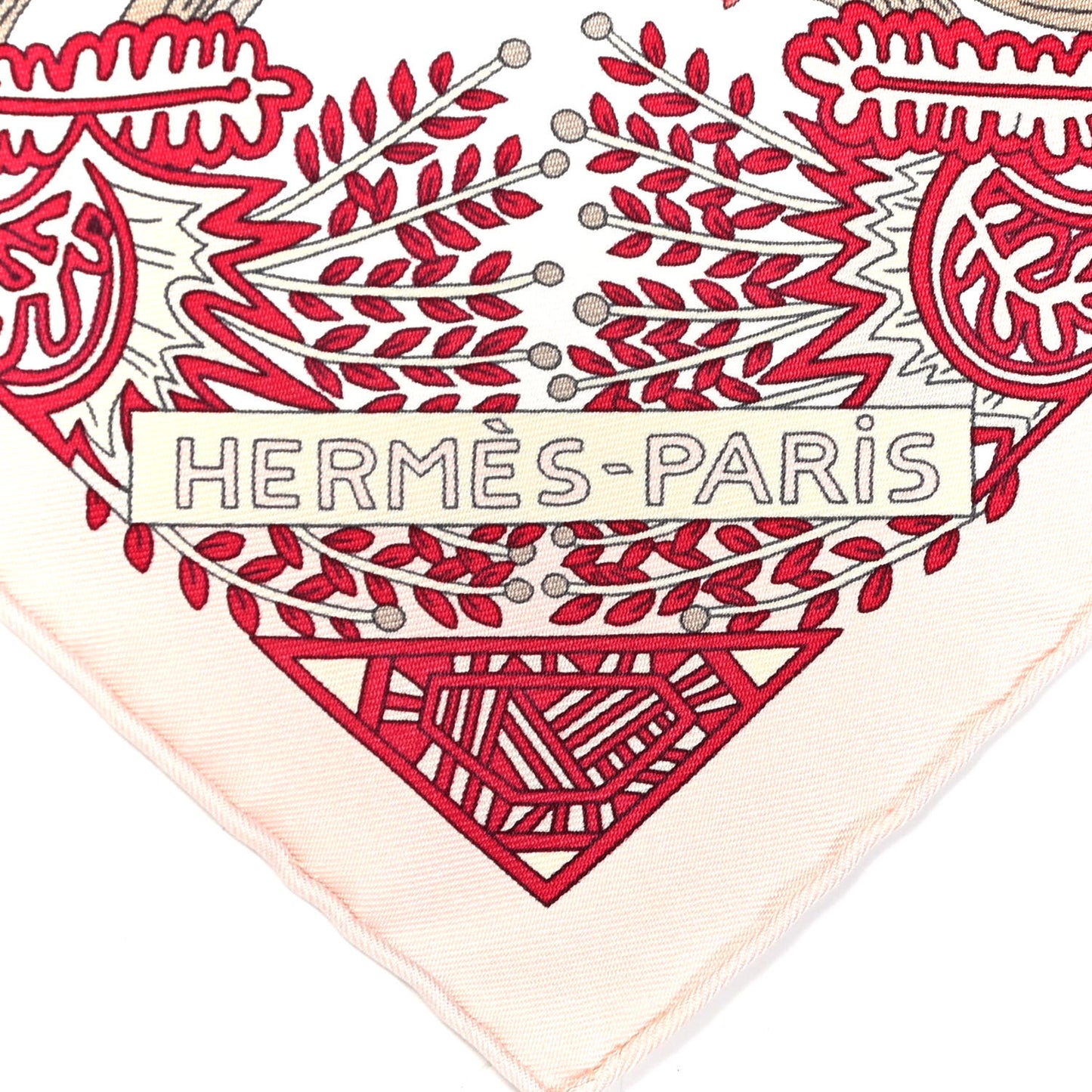 Silk Maitres De La Foret Scarf 90 Vieux Rose