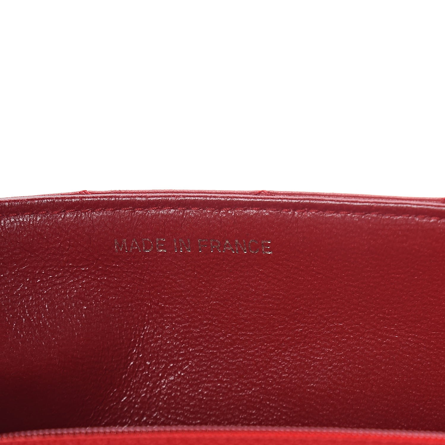 Chanel Lambskin Quilted Small Single Flap Red 7 of 12