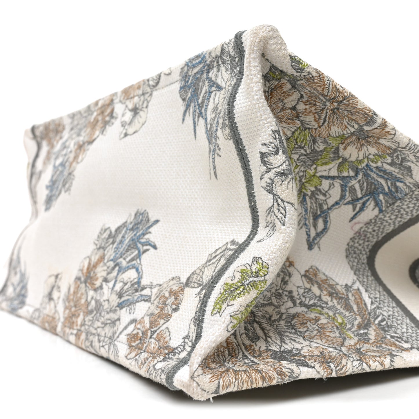 Canvas Embroidered Large Rêve d'Infini Book Tote Multicolor