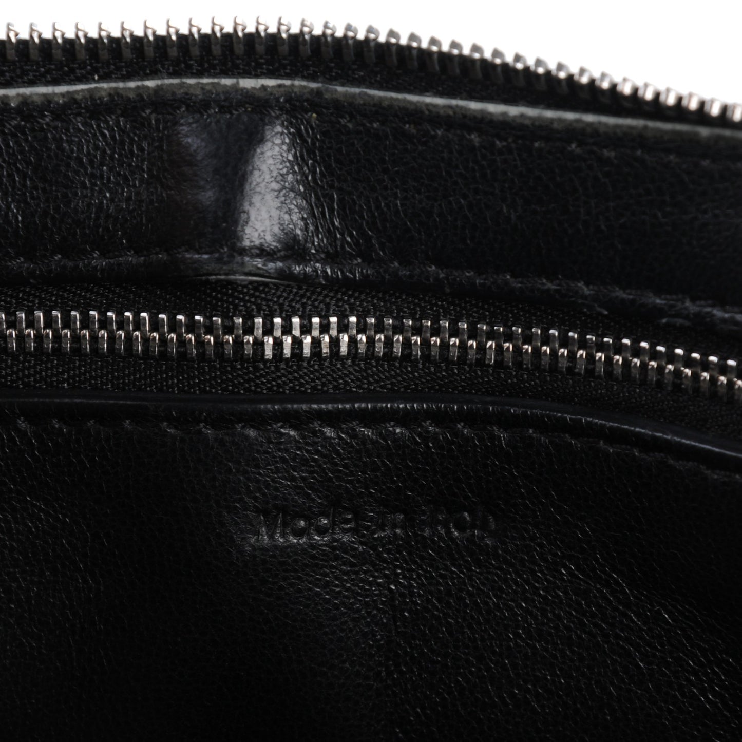 Pony Hair Medium Edge Shoulder Bag Mustard