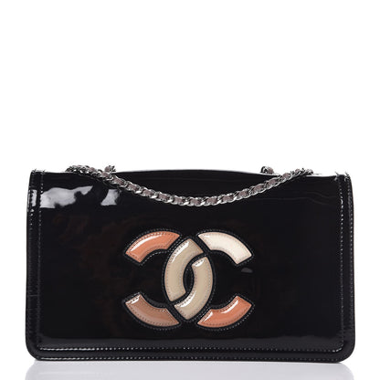 Chanel Vinyl Small Lipstick Flap Black 1 of 8