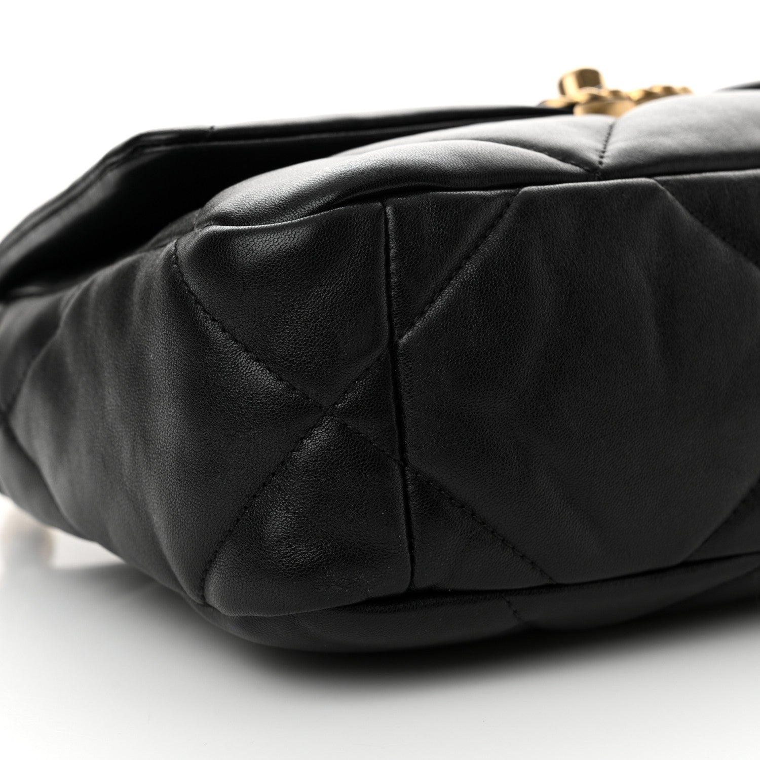 Chanel Lambskin Quilted Medium Chanel 19 Flap Black 10 of 12